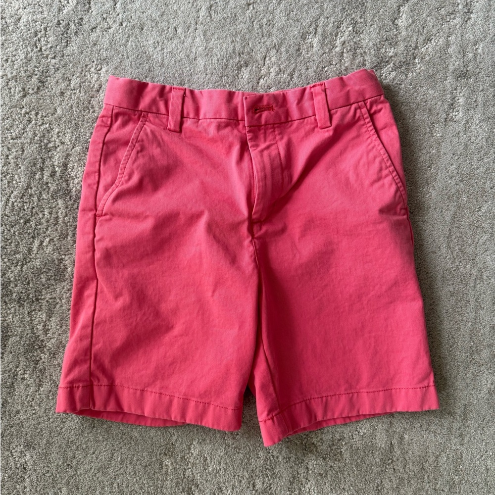 Vineyard Vines coral color Boys Bermudas